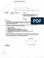 Format Permohonan SPEK RPK LINER, TRAMPER, DEVIASI, PENAMBAHAN PELABUHAN SINGGAH DLL Sesuai PM - 93 - Tahun - 2013 PDF