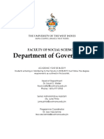 Department of Government Brochure 2018