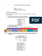 Pasos para El Analisis Estadistico en Investigacion Correlacional