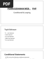 PHP & MySQL - Conditional - Looping