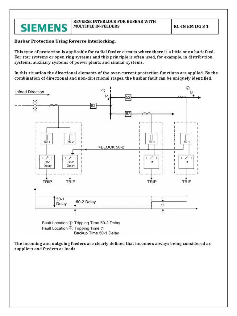 Reverse Interlocking for Busbar Protection | PDF