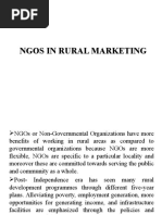 Ngos in Rural Marketing