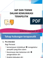 TEKNIK KOMUNIKASI TERAPEUTIK