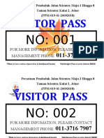 Scientex Visitor Pass