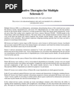 Download Alternative Therapies for Multiple Sclerosis by StemCellMD SN45230447 doc pdf