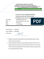 01 JAWABAN Soal UTS S3 Epistemologi Pak Dr. Rozihan