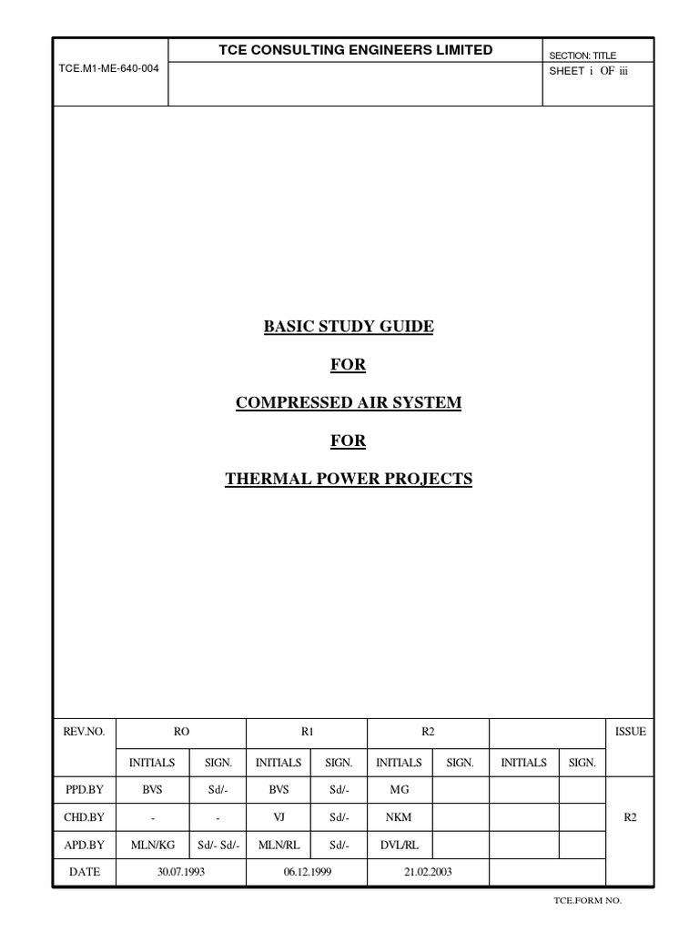 Compressed Air System Guide | PDF | Valve | Mechanical Engineering