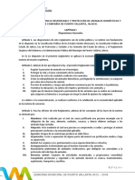 Reglamento de Tenencia Responsable y Proteccion de Animales Domesticos PDF