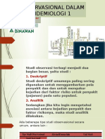 STUDI OBSERVASIONAL DALAM EPIDEMIOLOGI 3 (Autosaved)