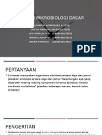 Tugas Diskusi Mikrobiologi Dasar (Lichenes) - Kelompok 6 Off A