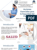 Acciones Esenciales para La Seguridad Del Paciente