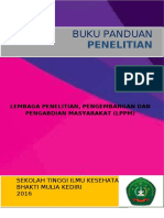 Buku Panduan Penelitian Stikes Bhakti Mulia Pare Tahun 2016