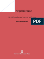 Edgar Bodenheimer - Jurisprudence - The Philosophy and Method of The Law-Harvard University Press (1974) PDF