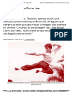 Texto Luis Bernardo Pericás - Bruce Lee