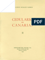 Morales Padrón, Francisco. Cedulario de Canarias II (1970)