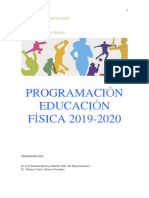 Programación EF IES Pésula 2019-2020