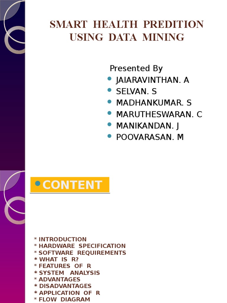 Smart Health Predition Using Data Mining 1 | PDF | Data Mining | Health ...