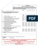 Form Survey Kepuasan Pelanggan