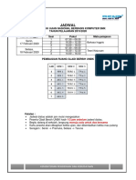 Jadwal Gladi Bersih UNBK 2020 PDF