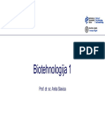 Biotehnologija 1 Predavanje 2