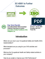 Migrating To Iso 45001 To Further Improve Osh Outcomes