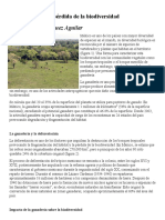 La Ganadería y La Pérdida de La Biodiversidad PDF