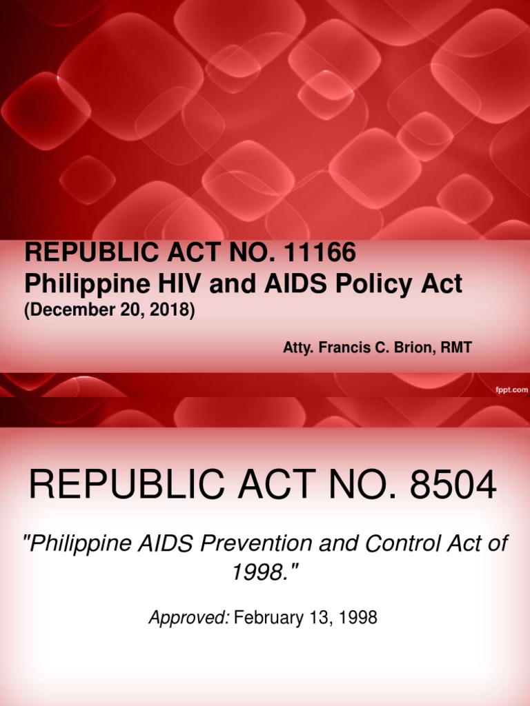 New AIDS Law PDF | PDF | Hiv/Aids | Confidentiality