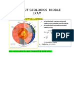 Handout Geologics Middle Exam