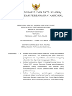 Permen ATR BPN No.17 TH 2017 TTG Pedoman Audit Tata Ruang PDF