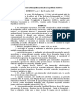 Dispozitia 1 Comisiei Pentru Situa - II Excep - Ionale A Republicii Moldova