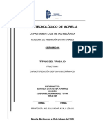 Practica 1 Caracterización de Polvos Cerámicos PDF