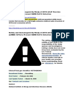 CLINICAL TRIAL CORONA mRNA 1273 IS A LIPID NANO PARTICLE VACCINE