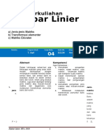 Modul Pertemuan 04 Aljabar Linier