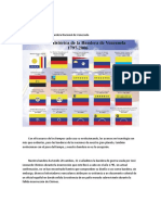 Evolución Histórica de La Bandera Nacional de Venezuela