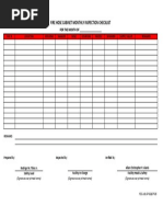 Fire Hose Cabinet Monthly Inspection Checklist PDF