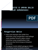 Makna Noise & Umpan Balik Dalam Komunikasi PDF