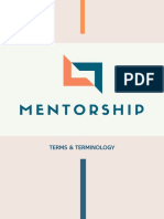 Mentorship - Terms & Terminology PDF