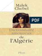 Dictionnaire Amoureux de L'algerie (French)