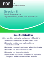 3 Death Registration Legal Mandates Rules and Procedures 0621