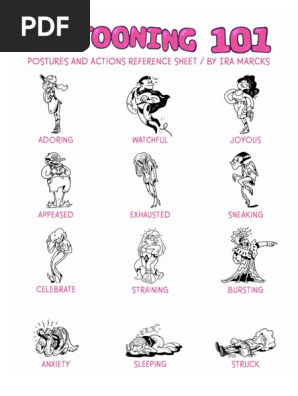 cartooning  Reference Sheet