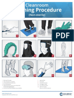 Cleanroom Gowning Procedure Poster