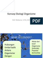 Konsep Ekologi Organisme