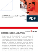 1° PPT INACAP 2020 - Presentación Asignatura - Competencias de La Empleabilidad