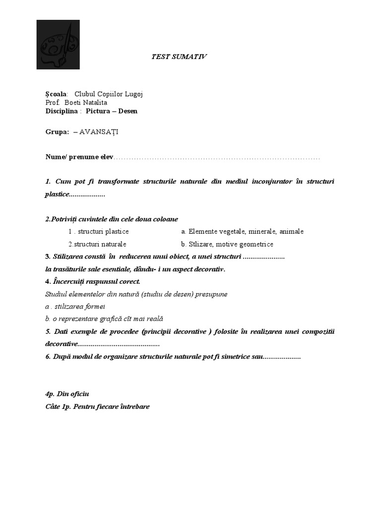 9 Test Sumativ | PDF