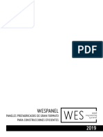 Catálogo WES paneles construcción modular