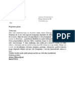 Propratno Pismo PDF