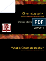 Cinematography: Film Studies Chinese International School Y10 Myp 2009-2010