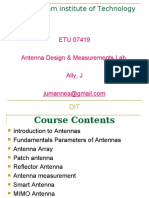 Antenna Design & Measurements Laboratory Lecture1