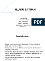 Perilaku Batuan (Ir. Sahrul., S.T., M.T., IPP)