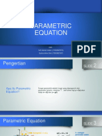 Parametric Equation PDF